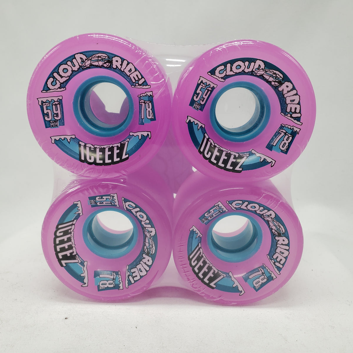 CLOUD RIDE ICEEEZ 59mm 78a ダウンヒル フリーライド Cloud Ride - Iceeez 78a 59mm (Multiple colors) – THRIFTSKATE.COM