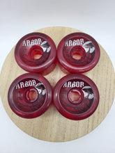 Load image into Gallery viewer, Arbor - Clear Cruisers Red 70mm 78a