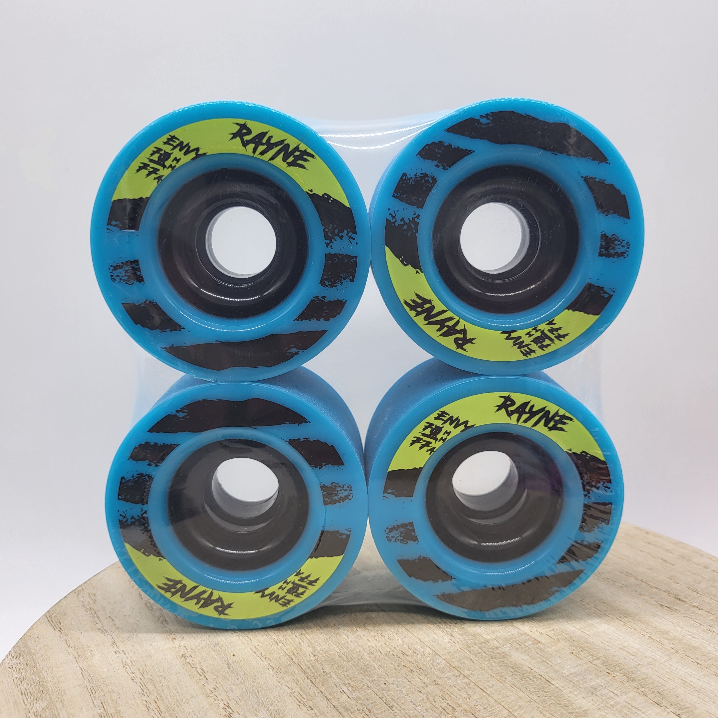 ダウンヒル スライド Rayne Envy Wheel 70mm 77a Rayne Envy 70mm 77a Teal Wheels