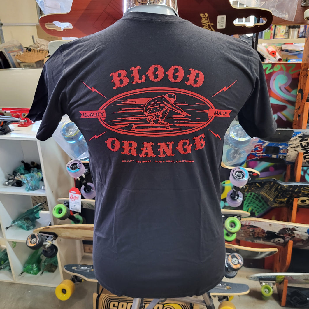 Blood Orange - Full Send Racer Black Pocket tee