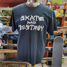 Load image into Gallery viewer, Thrasher - Skate and Destroy Black tee