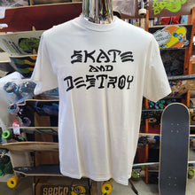 Load image into Gallery viewer, Thrasher - Skate and Destroy White tee