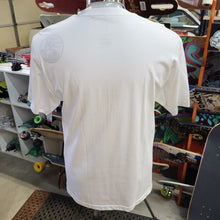 Load image into Gallery viewer, Grizzly Griptape - Embroidered Bear White Pocket tee