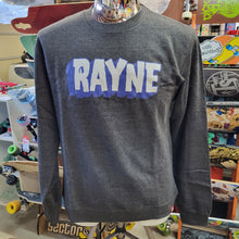 Load image into Gallery viewer, Rayne - Classic Logo Charcoal Heather Crewneck sweatshirt