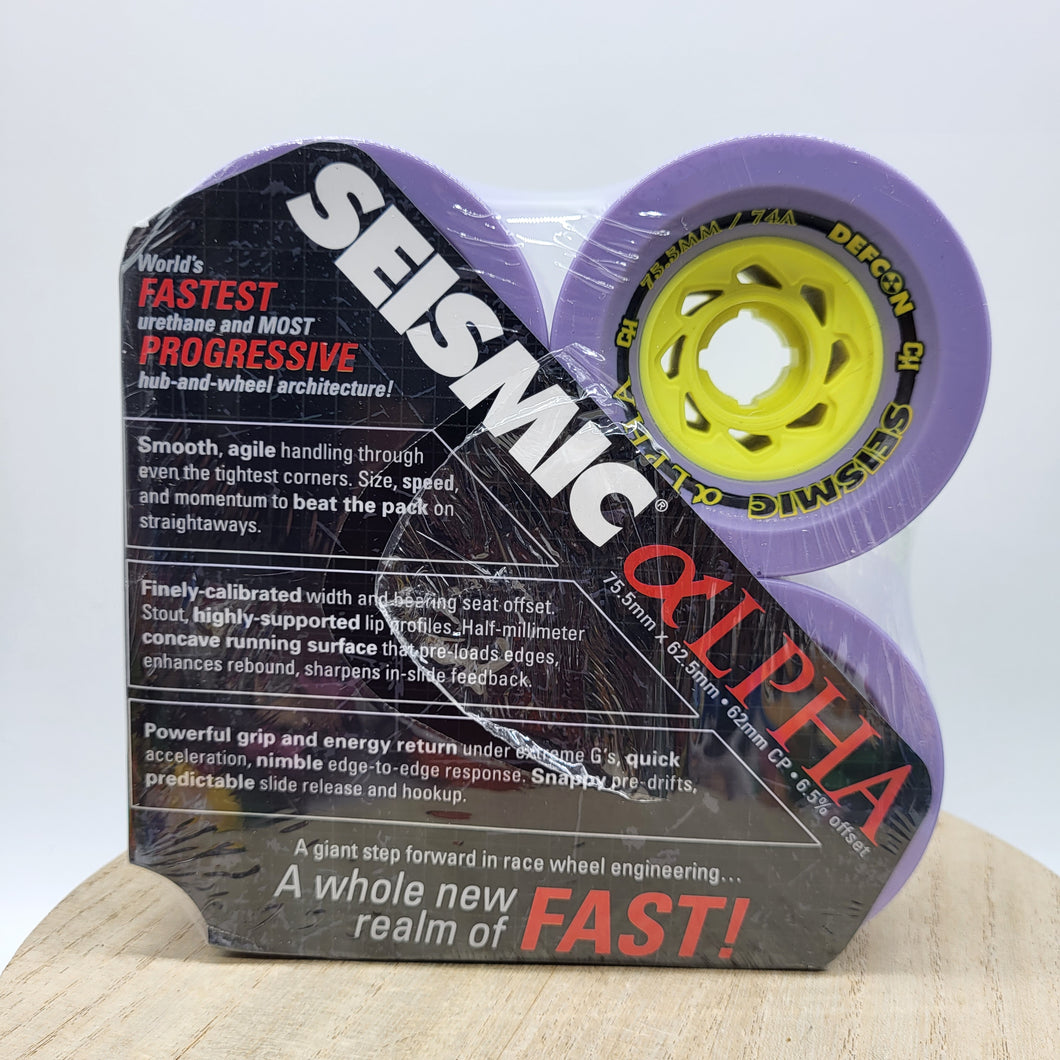 Seismic Skate - Alpha 74a (Plum Defcon) 75.5mm
