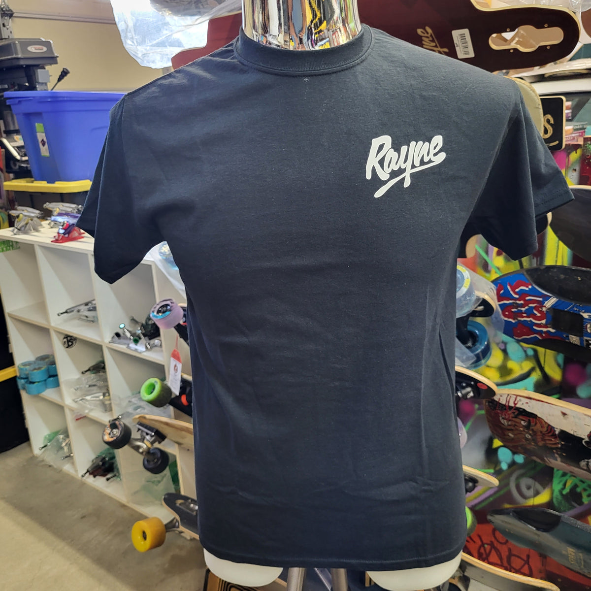 Rayne - OG Logo Black tee – THRIFTSKATE.COM