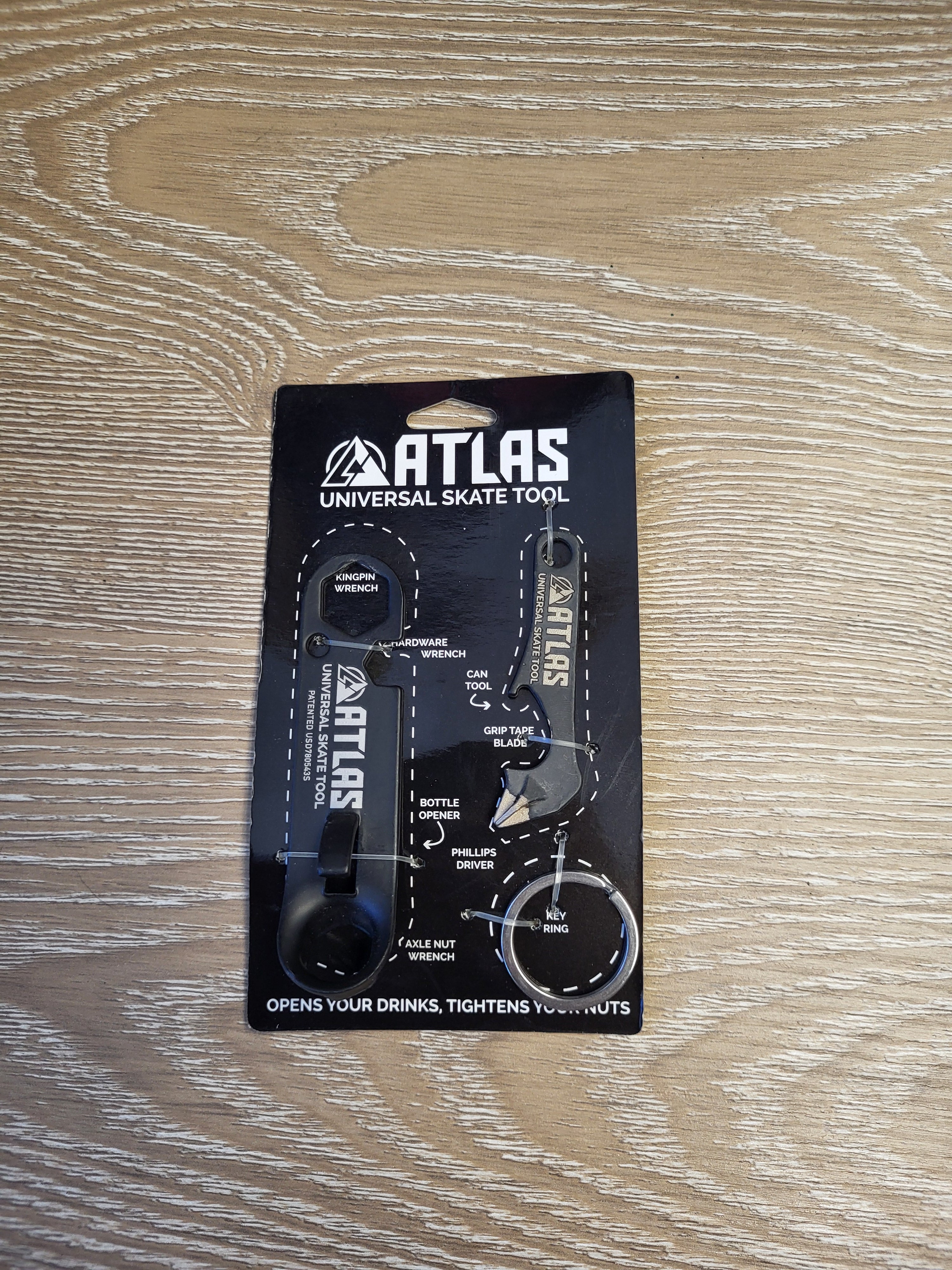 高品質 Atlas Truck Co. - 2 Piece Keyring Skate Tool – THRIFTSKATE.COM 小物