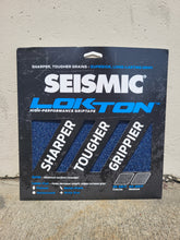 Load image into Gallery viewer, Seismic Skate - Lokton Griptape 36 Grit (3 Square pack)