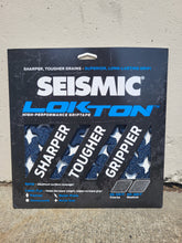 Load image into Gallery viewer, Seismic Skate - Lokton Griptape 36 Grit (3 Square pack)