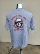 Powell Peralta - 2016 Support Your Local Skate Shop Grey tee (XXL)