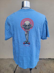 Powell Peralta - 2018 Downhill Skeleton blue tee (XXL)