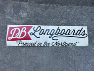 DB Longboards - Vintage Diecut sticker