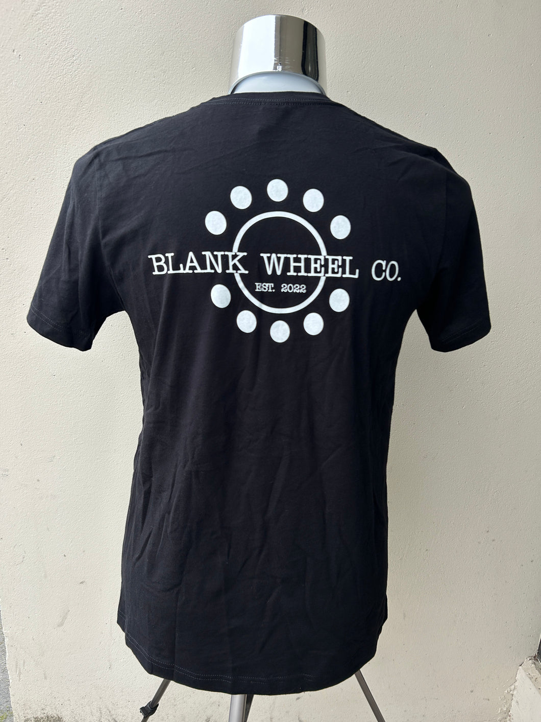 Blank Wheel Co. - Blank Wheel Logo tee