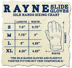 Rayne - Idle Hands Premium Leather Slide Gloves