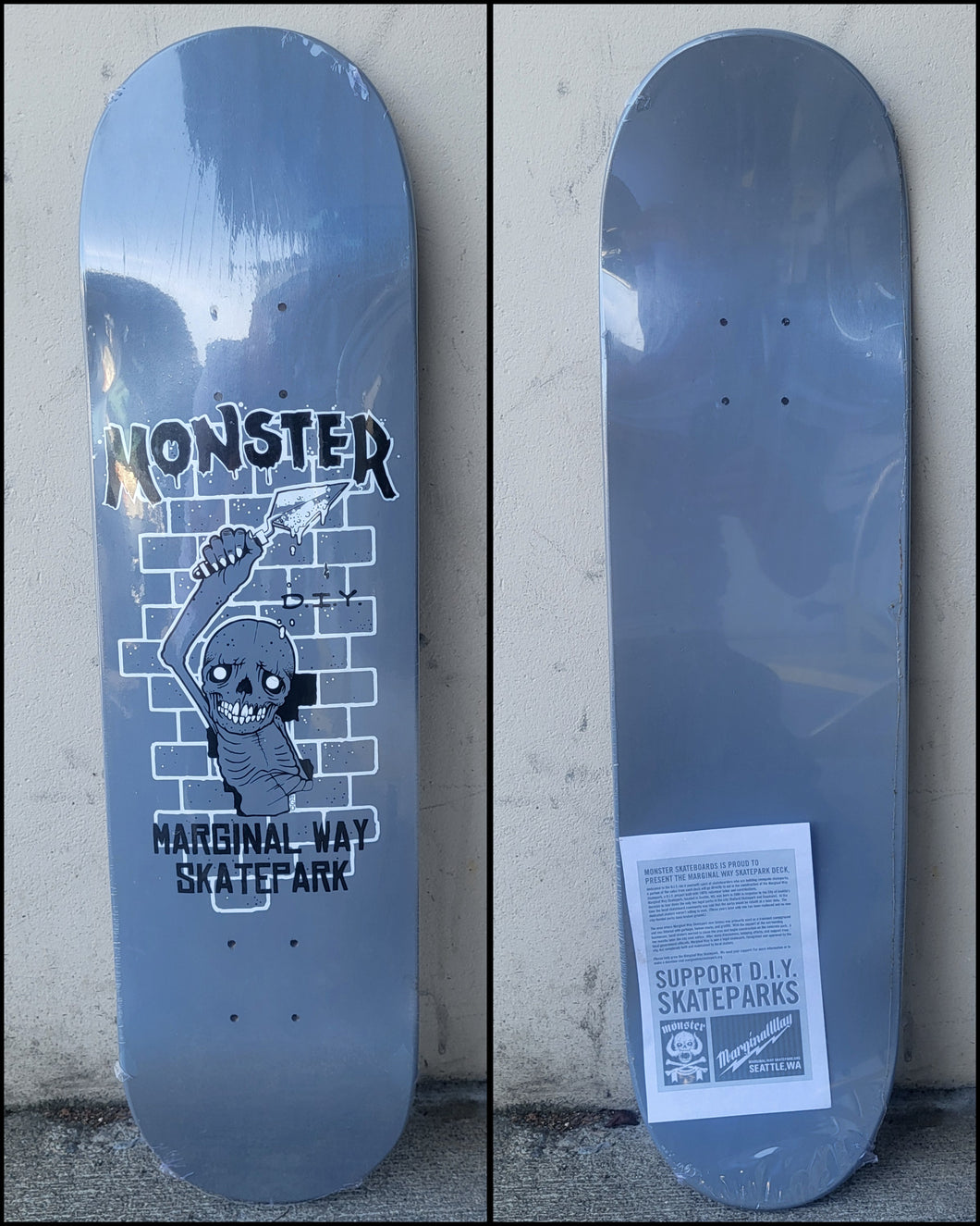 Monster Skateboards - Marginal Way Skatepark 8.25