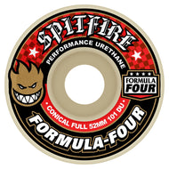 Spitfire Wheels - Formula Four Conical Full Red 101a 52mm