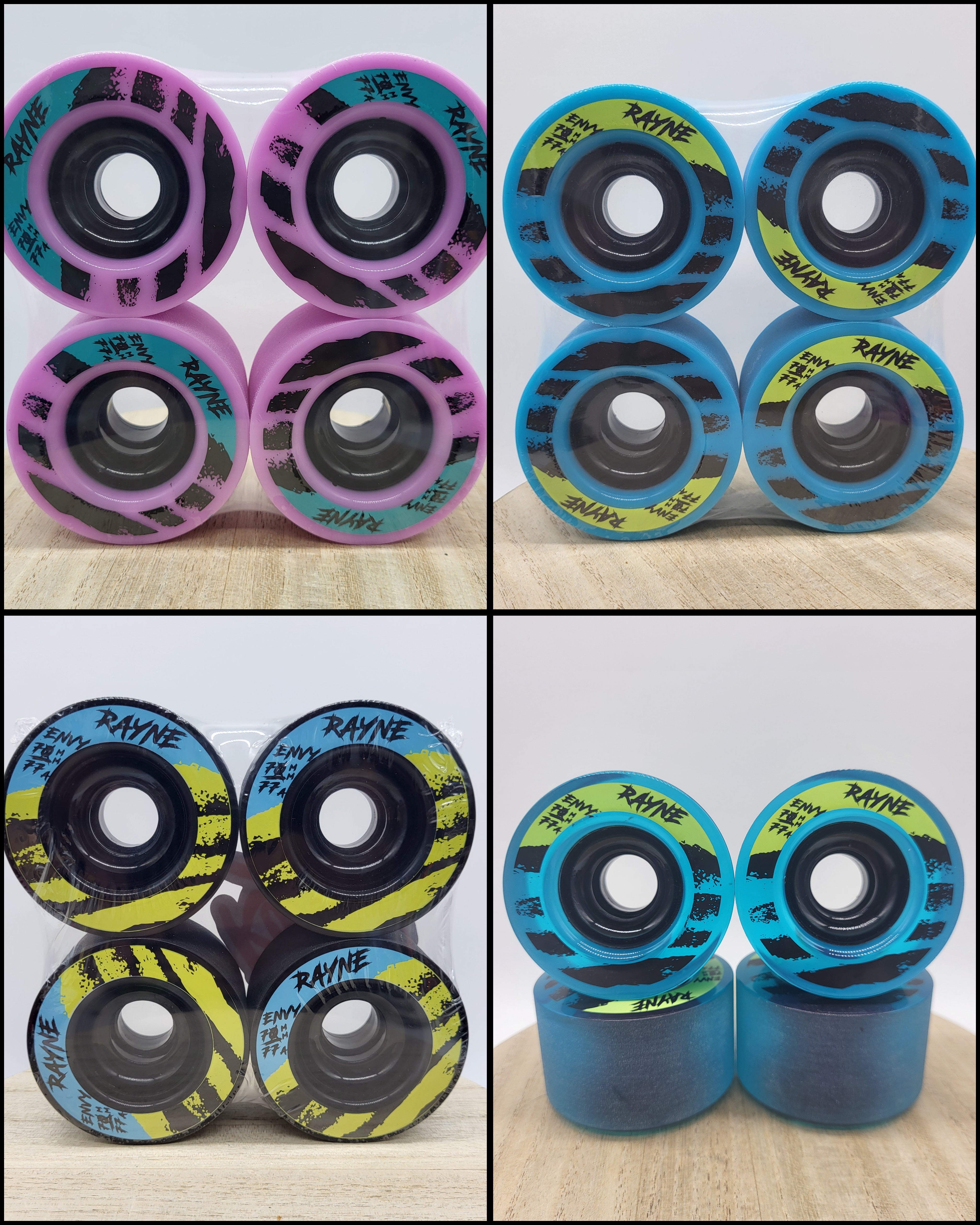 Rayne Envy 70mm 77a Pink Wheels