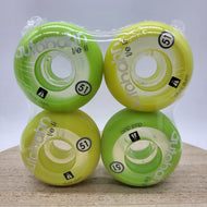 Autobahn Wheel Company - Dual Duro l/e II Lime Green / Yellow 97a 51mm