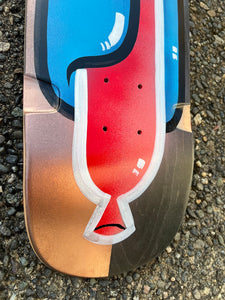 Sausage Skateboards - Hand Painted Directional Shovel Nose 8.75"