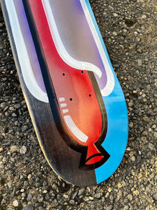 Sausage Skateboards - Hand Painted Directional Punk Point 8.6"