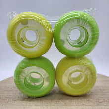 Load image into Gallery viewer, Autobahn Wheel Company - Dual Duro l/e II Lime Green / Yellow 97a 51mm
