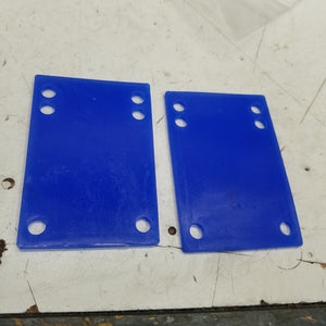 Thrift Skate - 1/8" Rubber shock pad risers