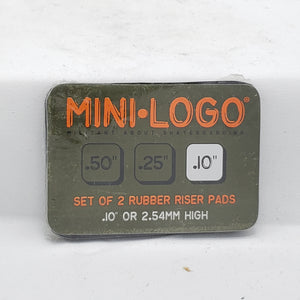 Mini Logo - .1" Rubber Risers