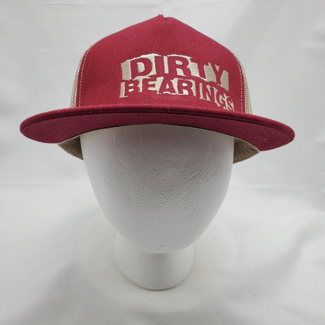 Dirty Bearings 206 - Embroidered Maroon/Tan Snap Back