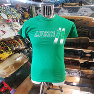 ABEC 11 - Classic Logo Green slim fit tee