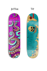 Schlaudie Skateboards - Purple Tentacles 8.5"