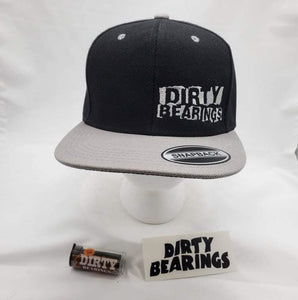 Dirty Bearings 206 - Embroidered Black/Grey Snap Back