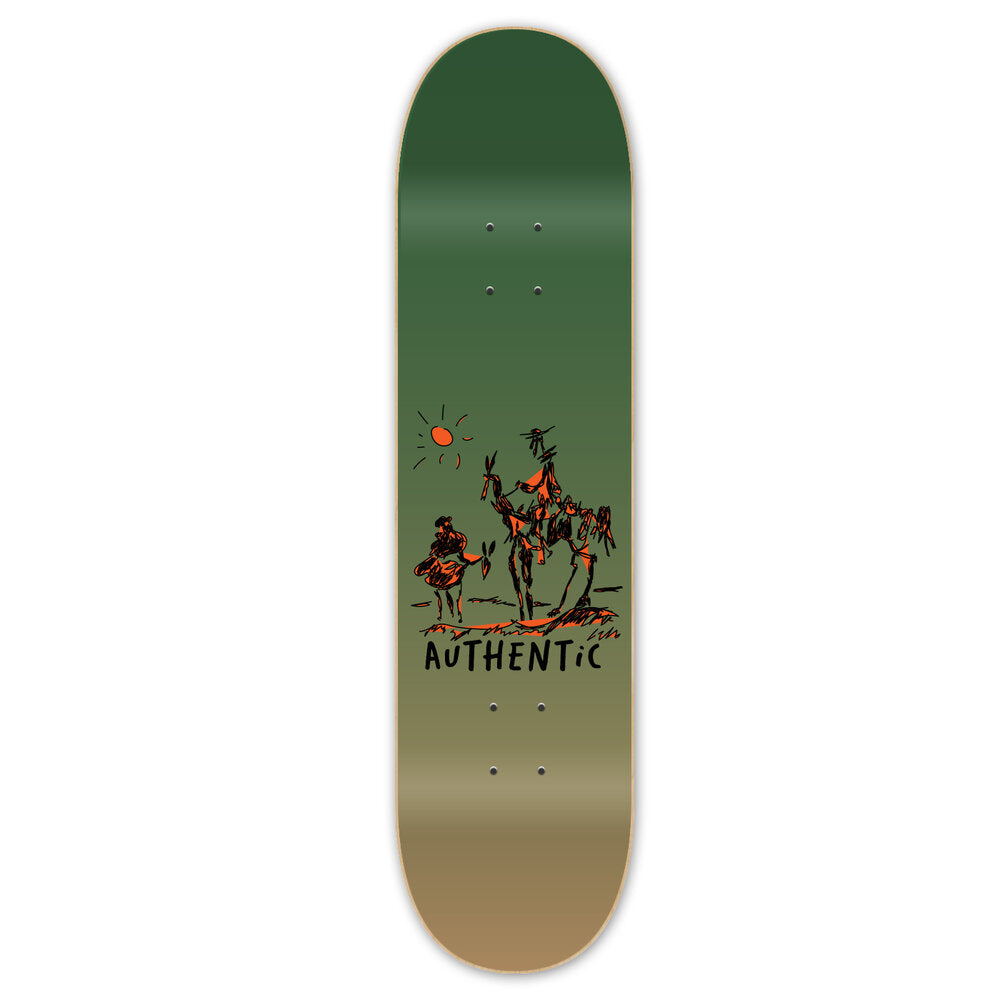 Authentic Skateboard Supply - Quijote Green/Brown 8.125
